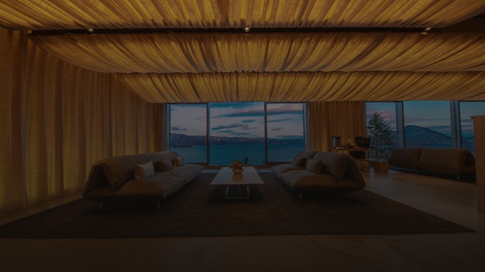 Luxury hotel lounge